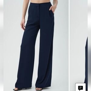 Trina Turk Wide Womens 6 Trouser Old Money Classic Chic Minimalist Capsule Pants